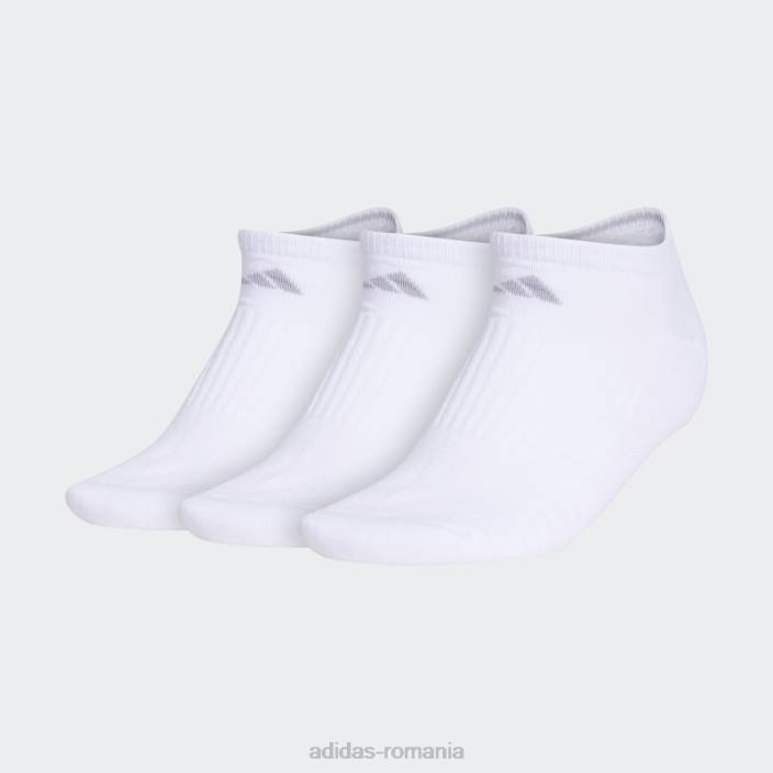 Adidas perniți 3 șosete neprezentate 3 perechi onix femei alb/onix 2JBN24368