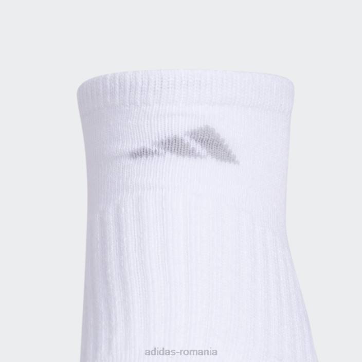 Adidas perniți 3 șosete neprezentate 3 perechi onix femei alb/onix 2JBN24368