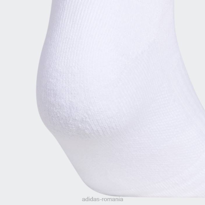 Adidas perniți 3 șosete neprezentate 3 perechi onix femei alb/onix 2JBN24368