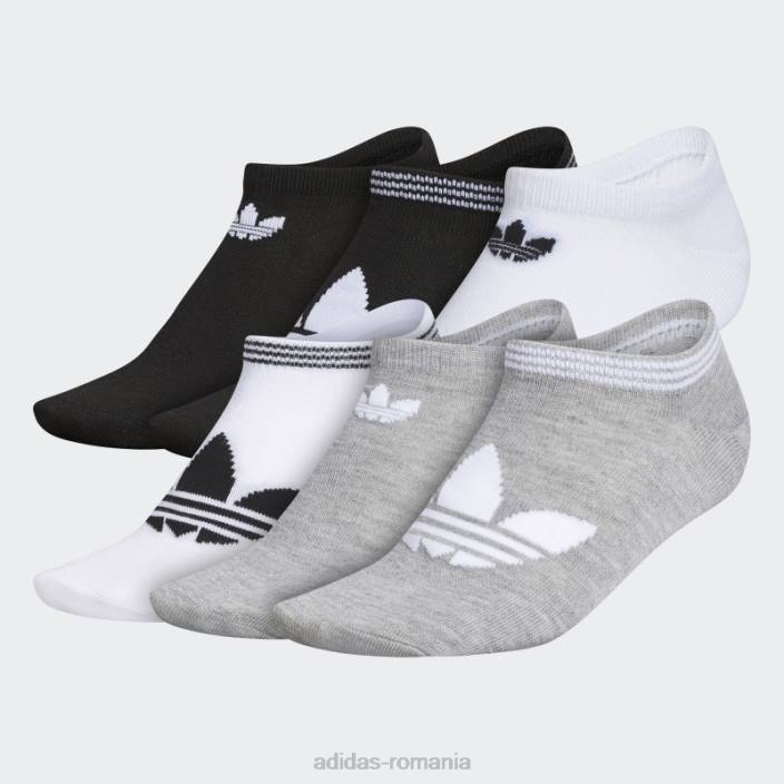 Adidas sosete trefoil superlite no-show 6 perechi multicolor adidas femei multicolor 2JBN24366