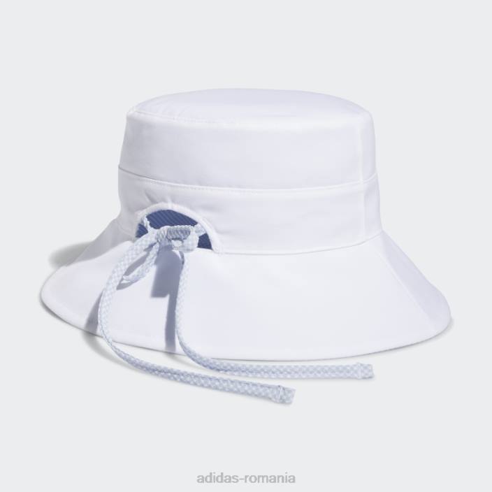 Adidas pălărie de soare cu coadă de cal reversibilă albă adidas femei alb 2JBN3294