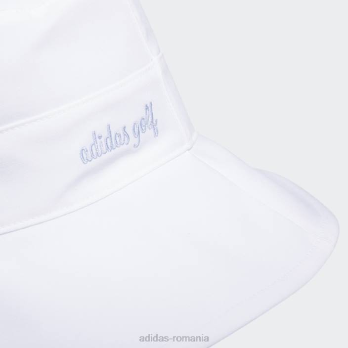 Adidas pălărie de soare cu coadă de cal reversibilă albă adidas femei alb 2JBN3294