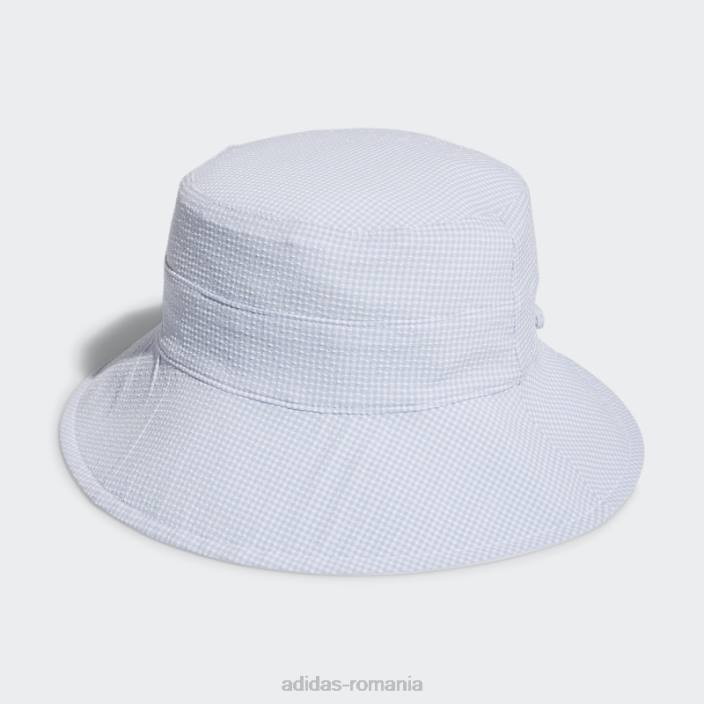Adidas pălărie de soare cu coadă de cal reversibilă albă adidas femei alb 2JBN3294