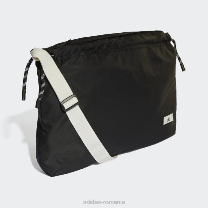 Adidas geantă de umăr shopper clasică neagră adidas femei alb negru 2JBN10857