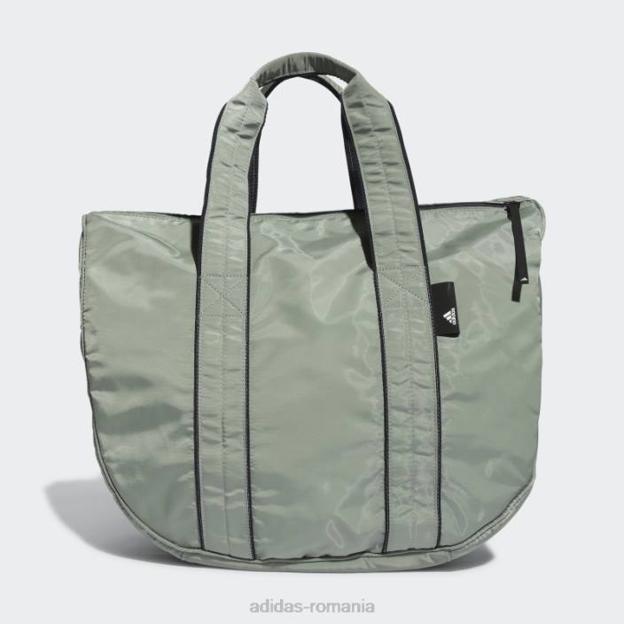 Adidas geantă de umăr studio tote verde argintiu femei verde argintiu/cerneală/alb 2JBN10900