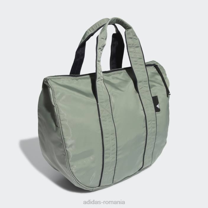 Adidas geantă de umăr studio tote verde argintiu femei verde argintiu/cerneală/alb 2JBN10900