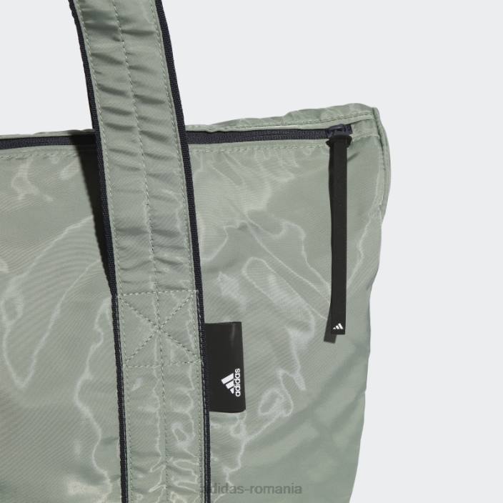 Adidas geantă de umăr studio tote verde argintiu femei verde argintiu/cerneală/alb 2JBN10900