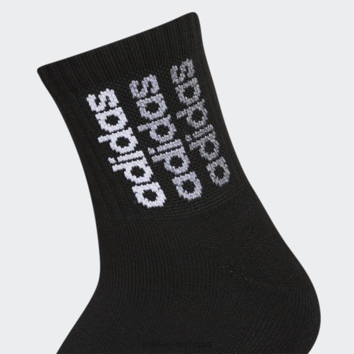 Adidas negru wm spt strp 2 3pk șosete sferturi înalte fashion femei negru 2JBN10983