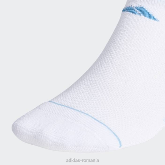 Adidas șosete neprezentate cu dungi superlite albe fierbinți 3 perechi adidas femei alb 2JBN10959
