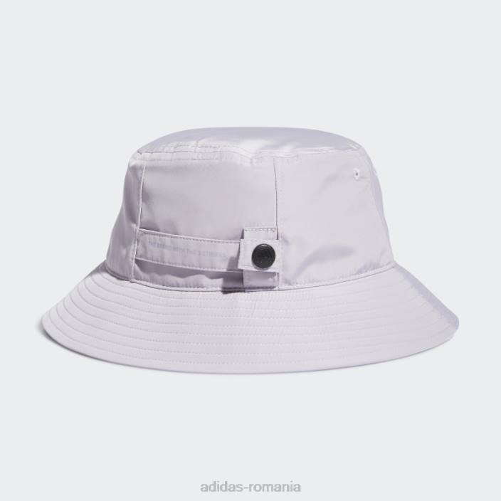 Adidas pălărie de găleată pliabilă argintie femei argintiu/violet/alb 2JBN10919