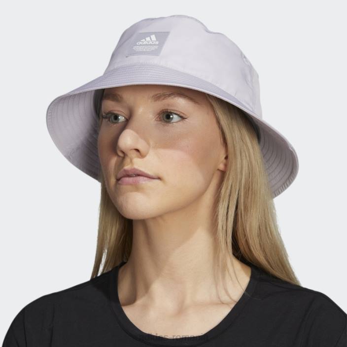 Adidas pălărie de găleată pliabilă argintie femei argintiu/violet/alb 2JBN10919