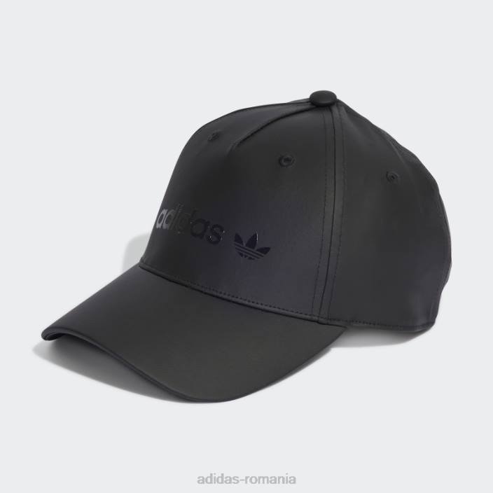 Adidas șapcă de baseball neagră din satin adidas femei negru 2JBN3273
