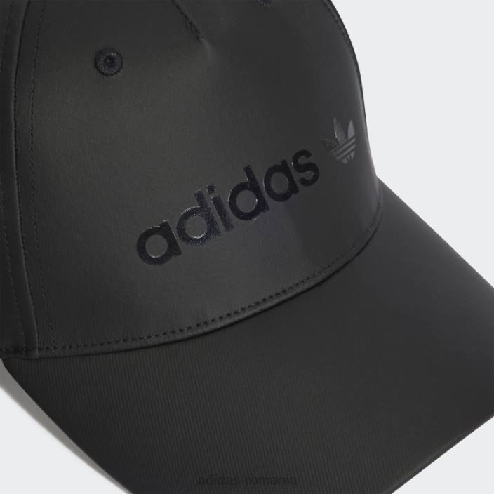 Adidas șapcă de baseball neagră din satin adidas femei negru 2JBN3273