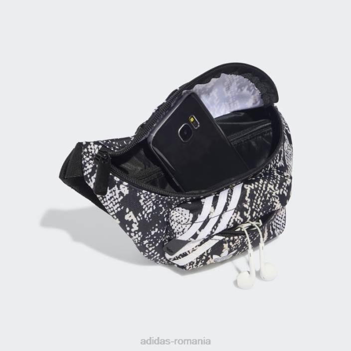Adidas geantă de talie cu grafic șarpe la modă neagră femei multicolor/negru 2JBN10875