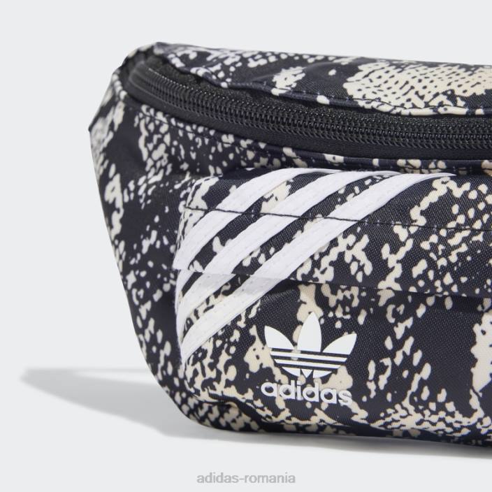 Adidas geantă de talie cu grafic șarpe la modă neagră femei multicolor/negru 2JBN10875