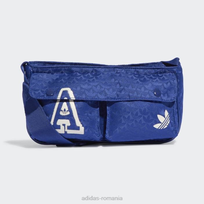 Adidas geantă mini pentru avion de linie cu jacquard trifoil albastru victorie adidas femei albastru victorie 2JBN10893