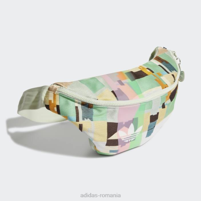 Adidas geanta de talie multicolora femei multicolor/verde 2JBN11024
