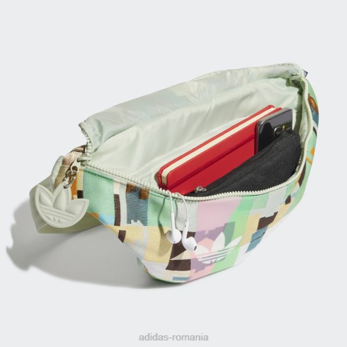 Adidas geanta de talie multicolora femei multicolor/verde 2JBN11024