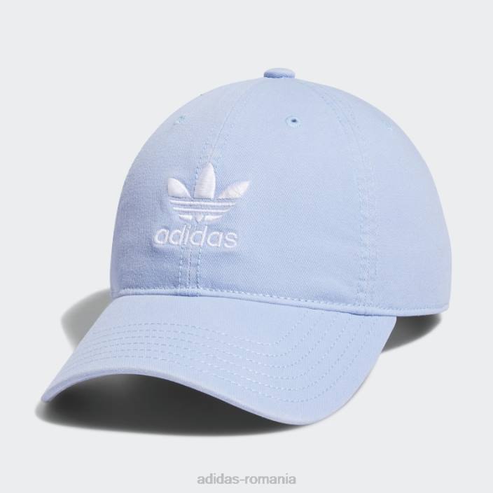 Adidas pălărie din spate cu curea relaxată albastru zori femei zori albastru/alb 2JBN10924