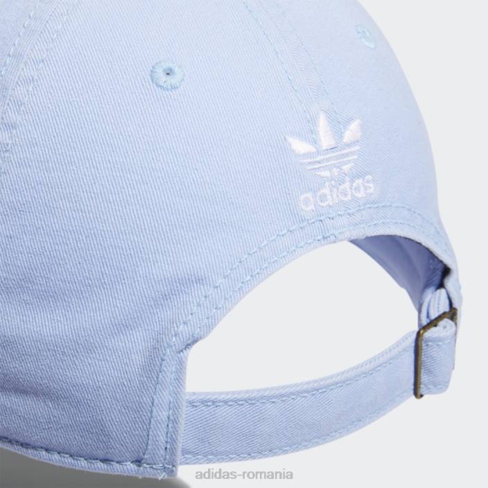 Adidas pălărie din spate cu curea relaxată albastru zori femei zori albastru/alb 2JBN10924