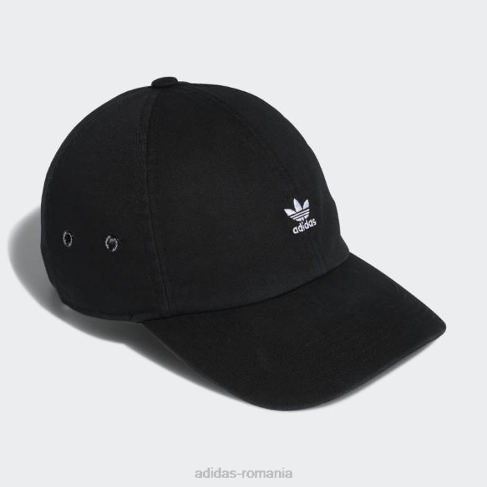 Adidas pălărie neagră cu mini logo adidas femei negru 2JBN11013