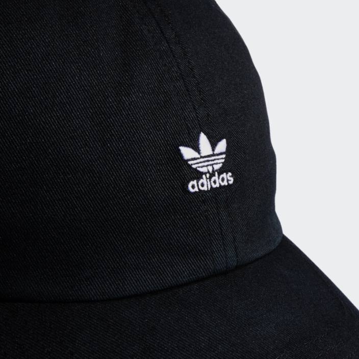 Adidas pălărie neagră cu mini logo adidas femei negru 2JBN11013