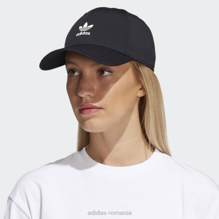 Adidas pălărie neagră elastic fit fără spate femei negru 2JBN10856