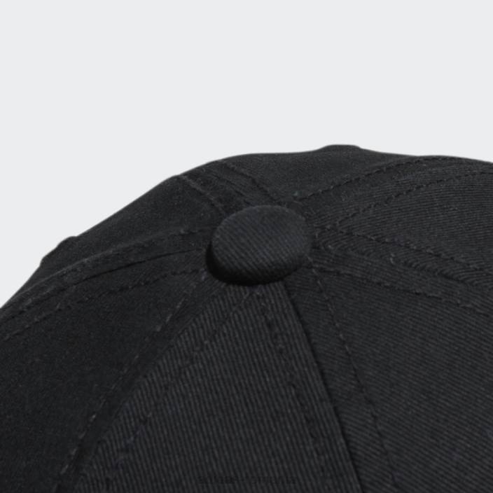 Adidas pălărie relaxată cu bretele din spate alb de modă femei alb negru 2JBN10941