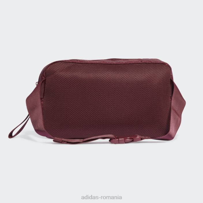Adidas roșu trefoil jacquard monogramă oversize talie geantă fashion femei roșu 2JBN10895