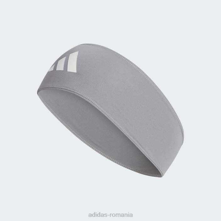 Adidas alphaskin bandă largă pentru cap gri femei gri/alb 2JBN24272
