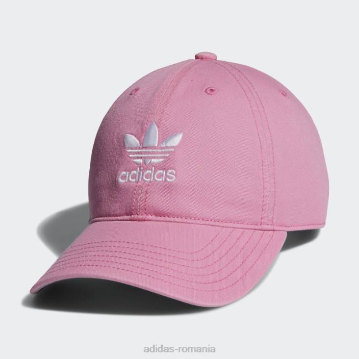 Adidas curea relaxată pălărie din spate roz femei roz/alb 2JBN24266