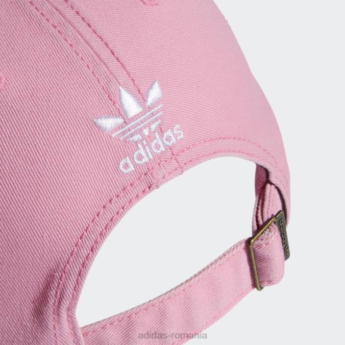 Adidas curea relaxată pălărie din spate roz femei roz/alb 2JBN24266