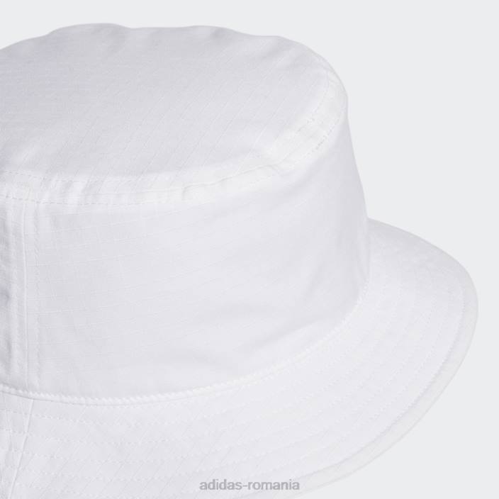 Adidas esențiale albe plus pălărie de găleată femei alb/pop violet mel 2JBN24281