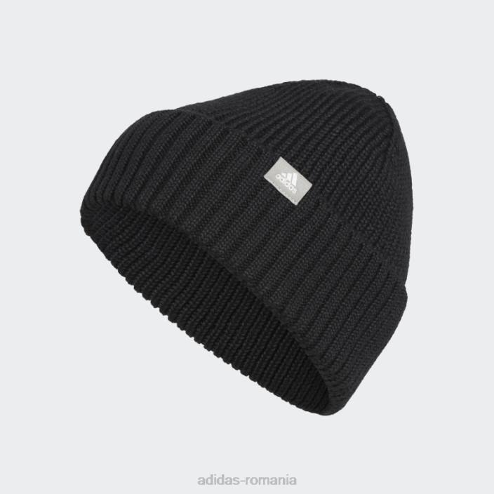 Adidas la modă fold beanie negru femei gri inchis 2JBN24259