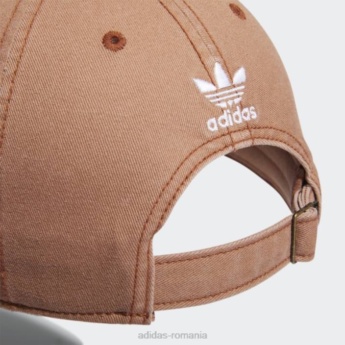 Adidas pălărie adidas cu cureaua relaxată femei lut/alb 2JBN24249