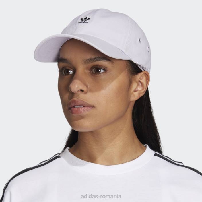 Adidas pălărie argintie cu mini logo adidas femei argintiu/negru 2JBN24297