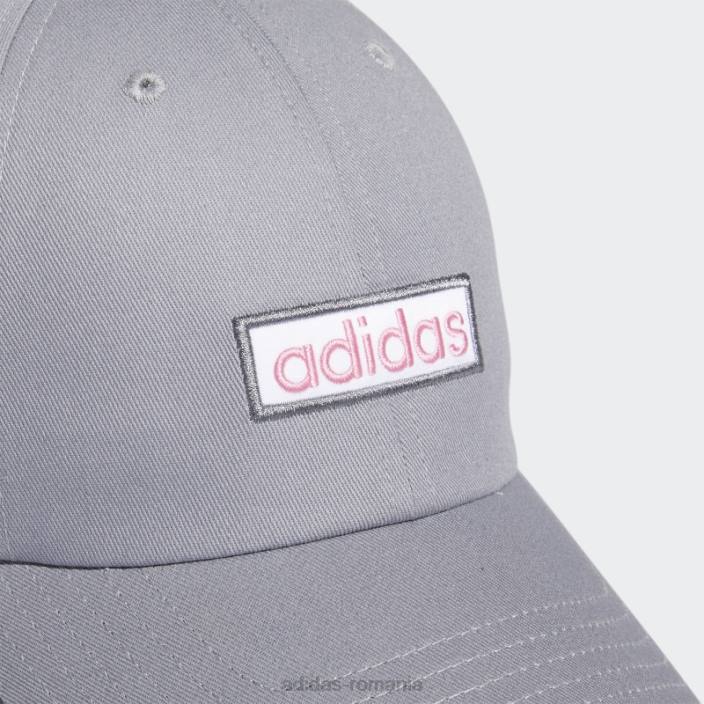 Adidas pălărie concurent gri adidas femei gri/coral/alb 2JBN24282