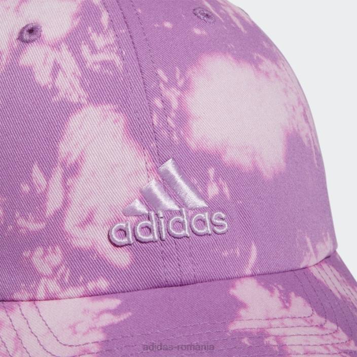 Adidas pălărie cu vopsea inversă liliac femei liliac 2JBN24328