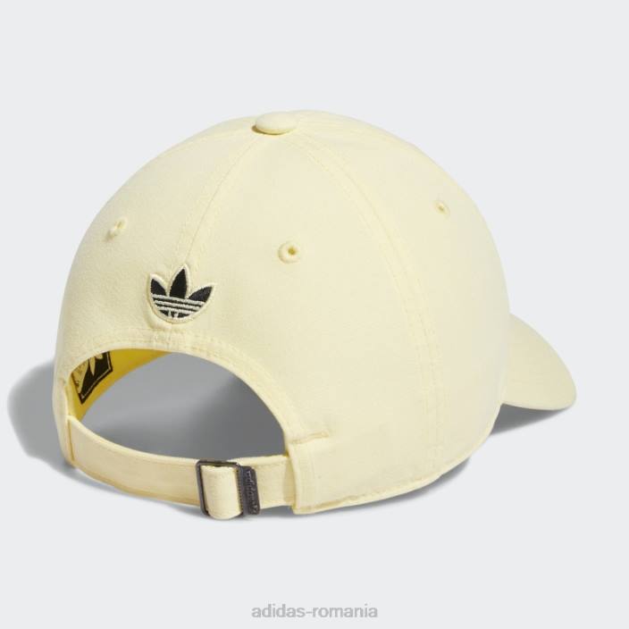 Adidas pălărie galbenă cu bretele adidas femei galben/negru 2JBN24267