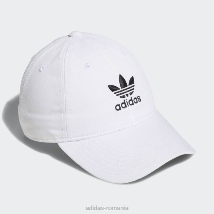 Adidas pălărie relaxată cu bretele alb adidas femei alb 2JBN24252