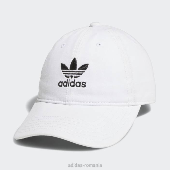 Adidas pălărie relaxată cu bretele alb adidas femei alb 2JBN24252