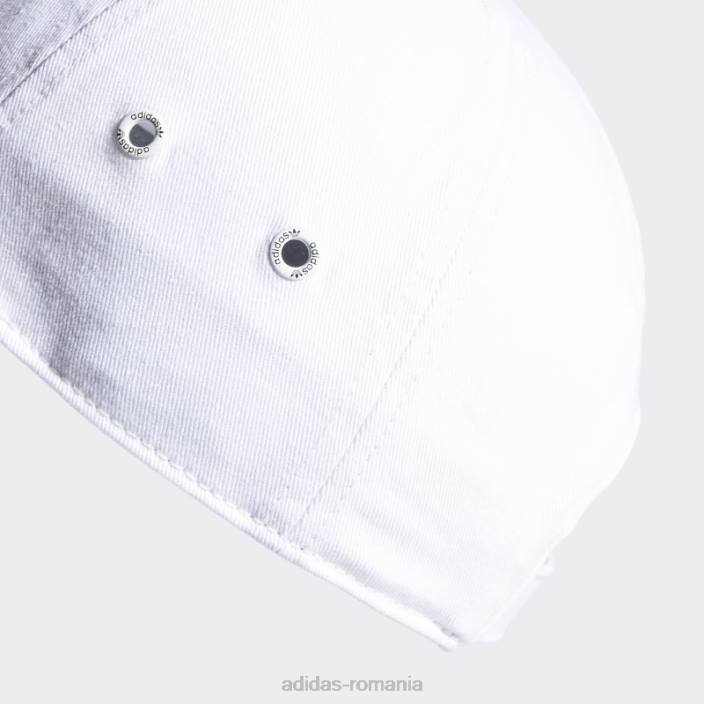 Adidas pălărie relaxată cu logo mini alb adidas femei alb 2JBN24273
