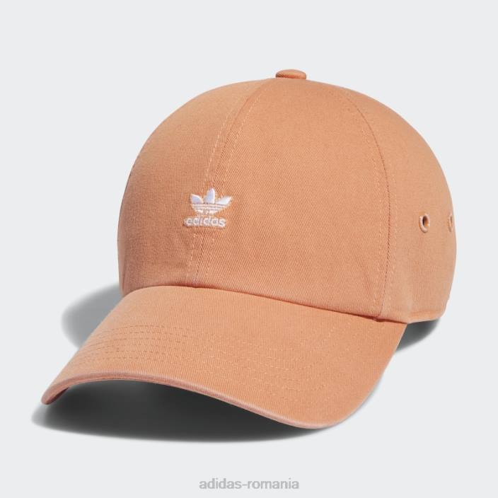 Adidas pălărie relaxată cu mini logo cupru femei cupru/alb 2JBN24278