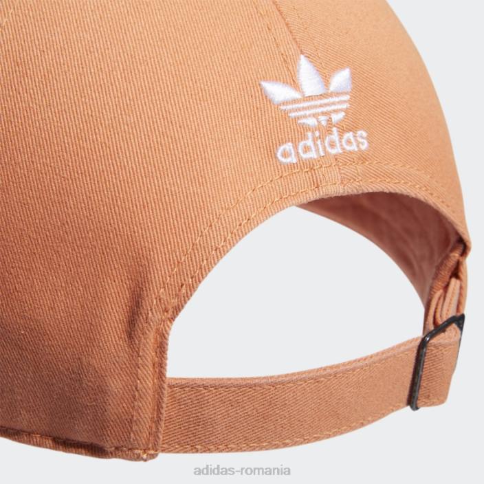 Adidas pălărie relaxată cu mini logo cupru femei cupru/alb 2JBN24278