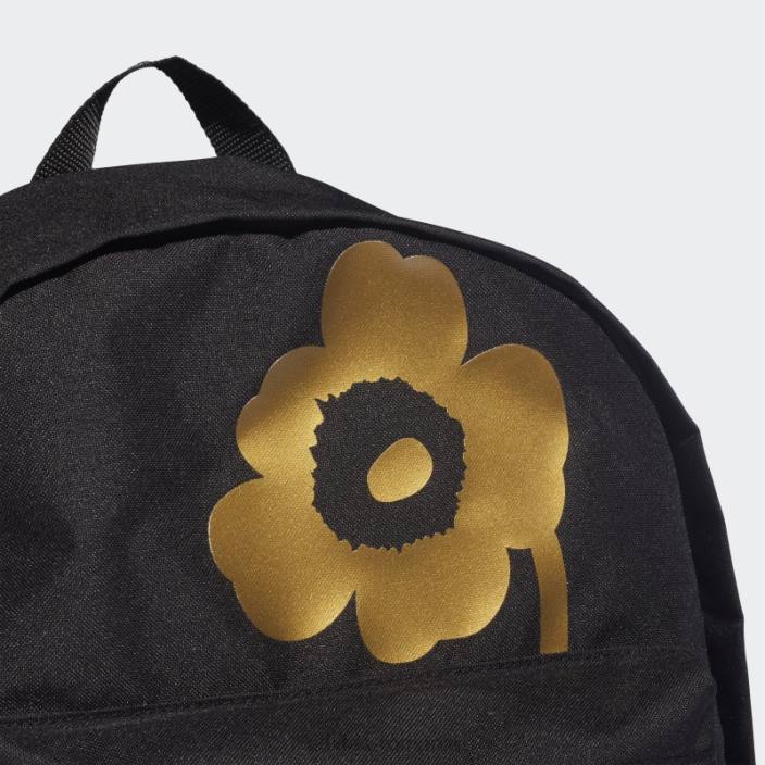 Adidas marimekko unikko rucsac clasic cu imprimeu floral negru adidas femei negru/auriu metalic 2JBN24246