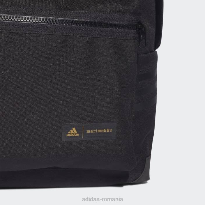 Adidas marimekko unikko rucsac clasic cu imprimeu floral negru adidas femei negru/auriu metalic 2JBN24246