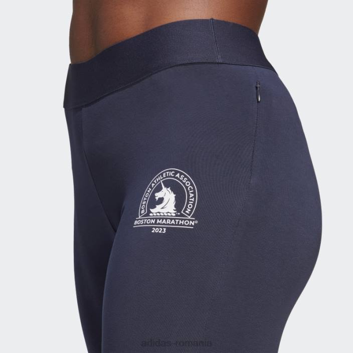 Adidas Boston Marathon 2023, leggings de alergare, cerneală femei cerneală 2JBN23407
