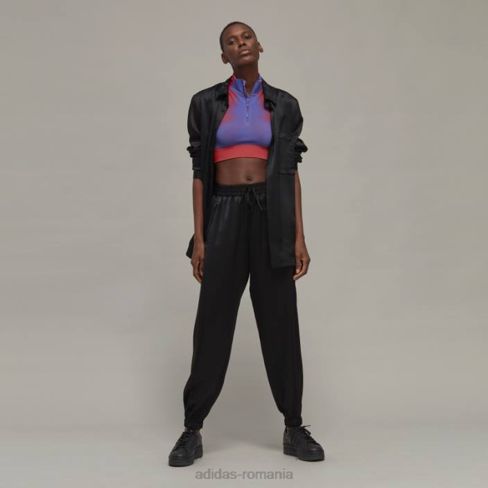 Adidas Pantaloni de trening eleganti cu manșete din mătase y-3 tech femei2JBN17488