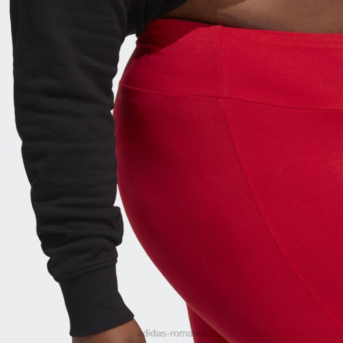 Adidas adicolor essentials jambiere (plus size) stacojiu femei stacojiu 2JBN23360