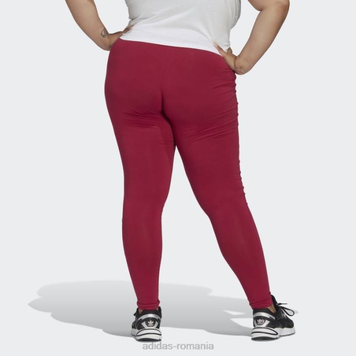 Adidas colanti adicolor essentials (plus marime) visiniu femei Burgundia 2JBN23282